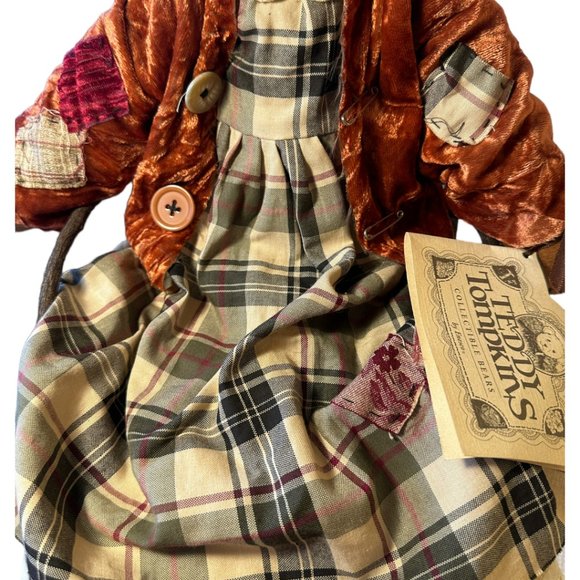 ENESCO - 1996 TEDDY TOMPKINS COLLECTIBLE BEARS - 22" ISABELLA - Picture 5 of 16